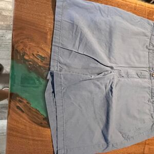 Caribbean-joe Men's Blue and Grey Shorts